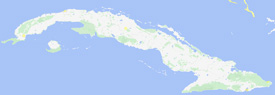 Range map of Hemidactylus mabouia
